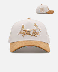 New Era St. Louis Cardinals 'Honey Pot' 9FORTY A-Frame Snapback Stone/Wheat