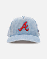 Mitchell & Ness Atlanta Braves 'Dusty Cord' Pro Pinch Snapback Light Blue
