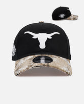 New Era Texas Longhorns 'Seasoned Camo' 9FORTY A-Frame Snapback Black/Camo