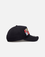 New Era Atlanta Braves 'Fabric Shop' 9FORTY A-Frame Snapback Navy