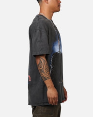 73Studio X The Lord Of The Rings Aragorn Heavyweight Vintage T-Shirt Black Wash