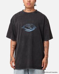 73Studio X Halo Halo 3 Vintage T-Shirt Black Acidwash