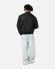 Saint Morta Gothic Noir Bomber Jacket Black