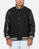 Saint Morta Valhala Varsity Jacket Black