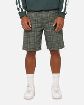 Carre Avenue Jorts Green Plaid