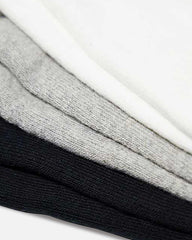 Adidas Mid Crew Socks 3 Pack White/Grey/Black