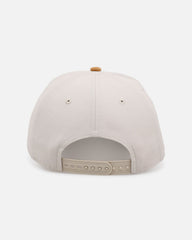 New Era Los Angeles Angels 'Honey Pot' 9FORTY A-Frame Snapback Stone/Wheat