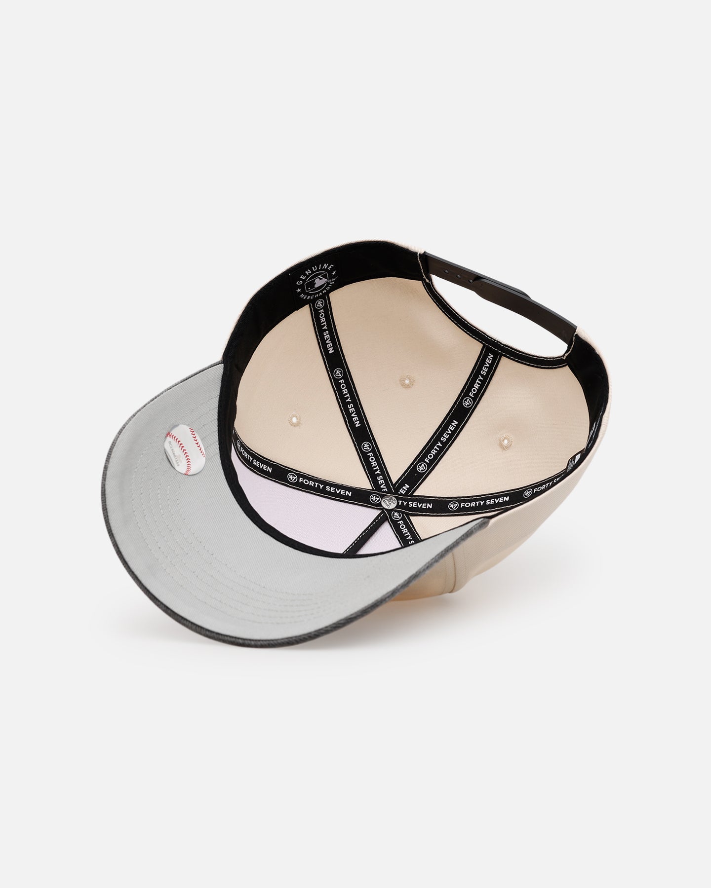 47 Brand Detroit Tigers 'Washed Black Visor' 47 Offside Snapback Natural