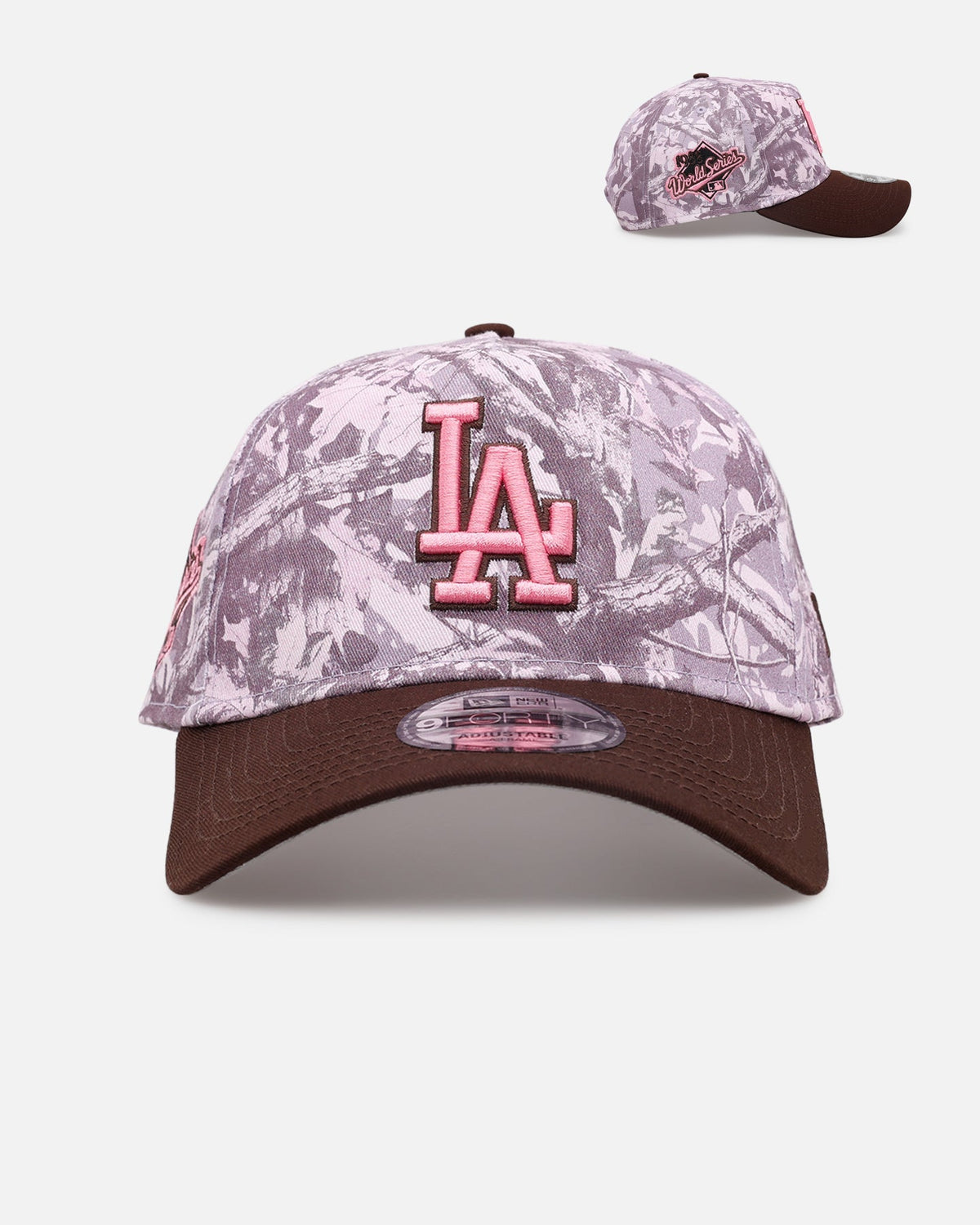 New Era Los Angeles Dodgers 'Pink Tree Camo' 9FORTY A-Frame Snapback Pink