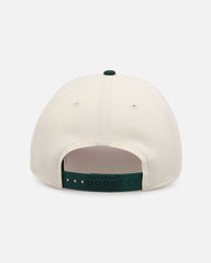 New Era Los Angeles Dodgers 'Pink Satin Hearts Green' 9FORTY A-Frame Snapback Chrome/Dark Green