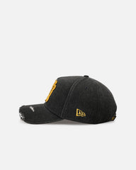 New Era New York Yankees 'Distressed Denim 2.0' 9FORTY A-Frame Strapback Black