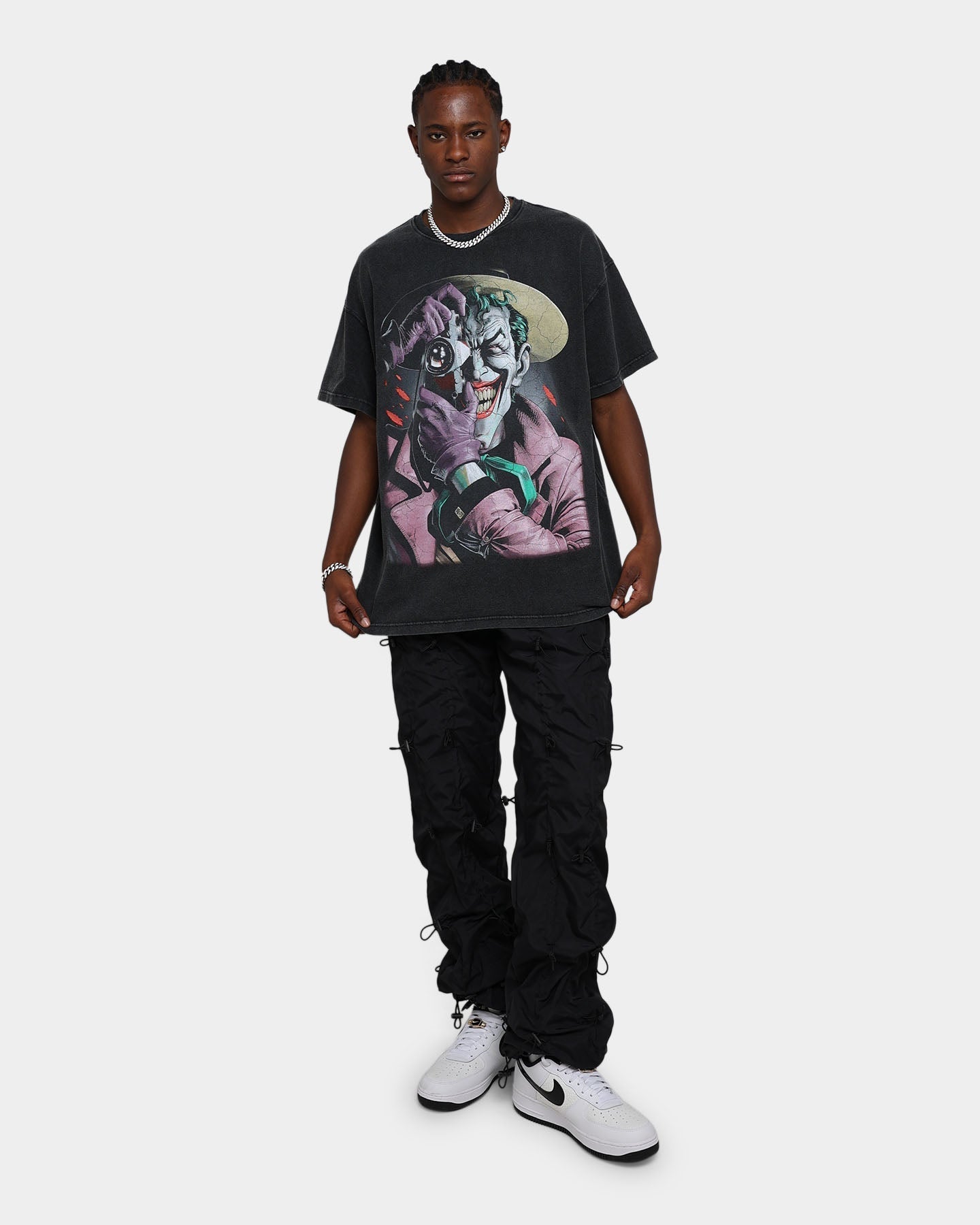 73Studio X DC Batman The Killing Joke  Vintage T-Shirt Black Wash