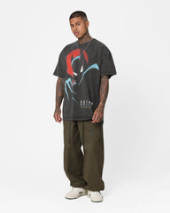 73Studio X DC 1993 Batman Heavyweight Vintage T-Shirt Black Wash