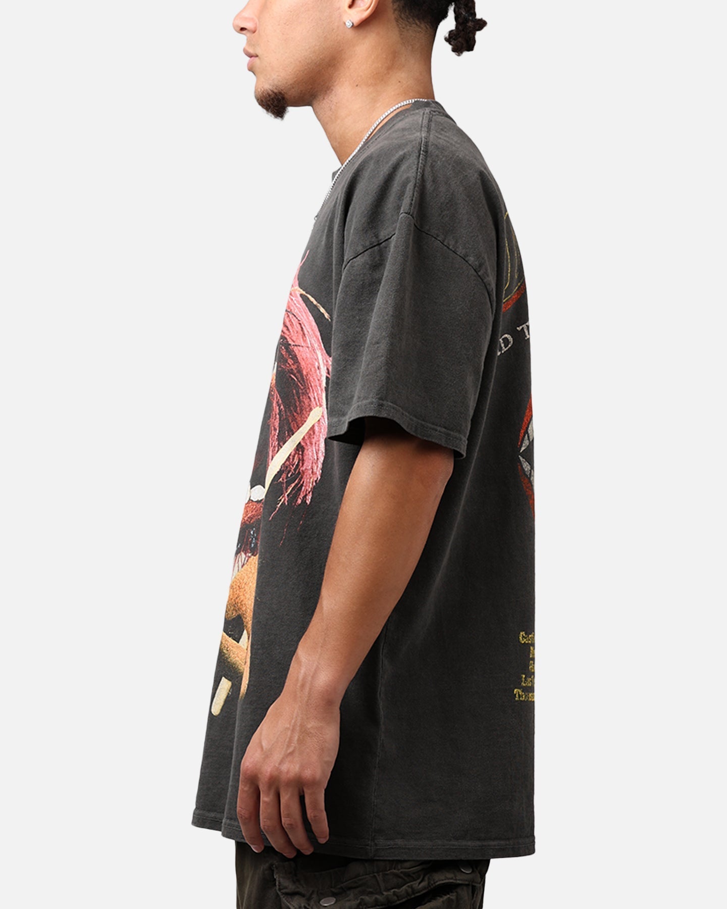 73Studio Disney The Muppets Animal Heavyweight T-Shirt Black Wash
