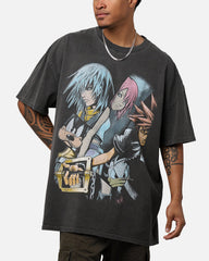 Vintage 73Studio X Kingdom Hearts Poster T-Shirt Black Wash