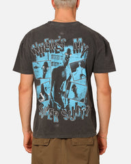 73Studio X Pixar Frozone Heavyweight T-Shirt Black Wash