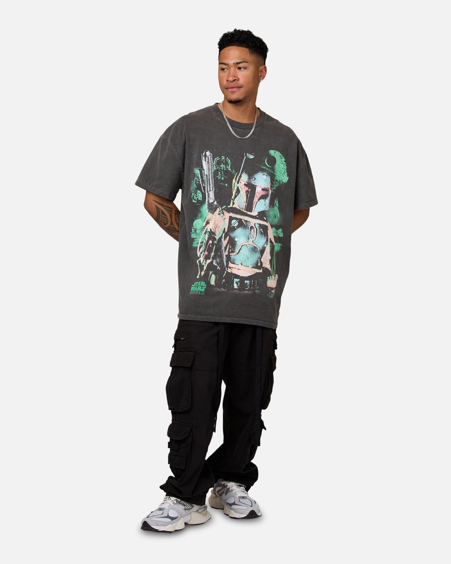 Star Wars '83 Heavyweight Vintage T-Shirt Black Wash