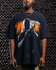 73Studio X Call Of Duty Black Ops 2 Vintage T-Shirt Black Acidwash