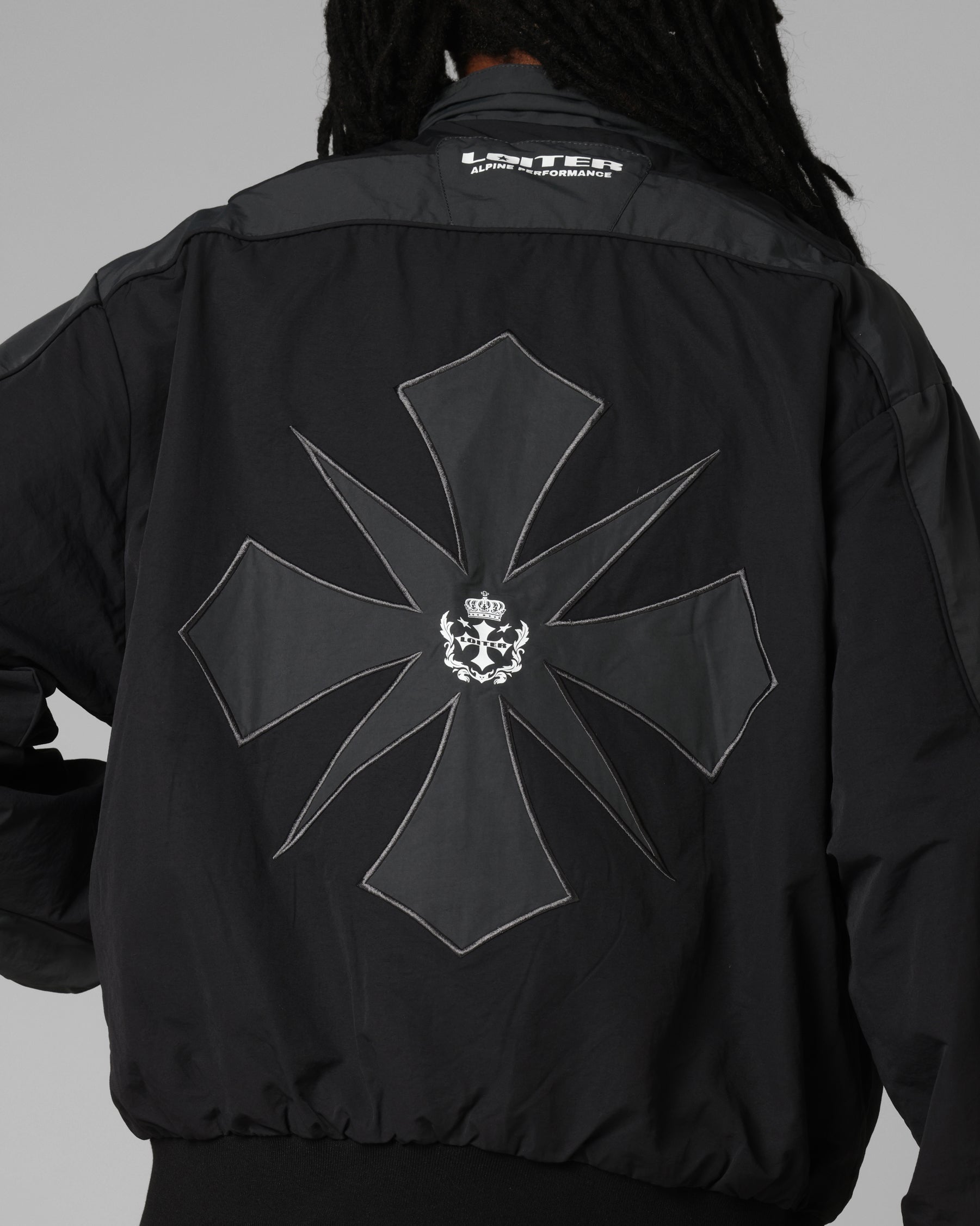 Loiter Club Classic Track Jacket Black