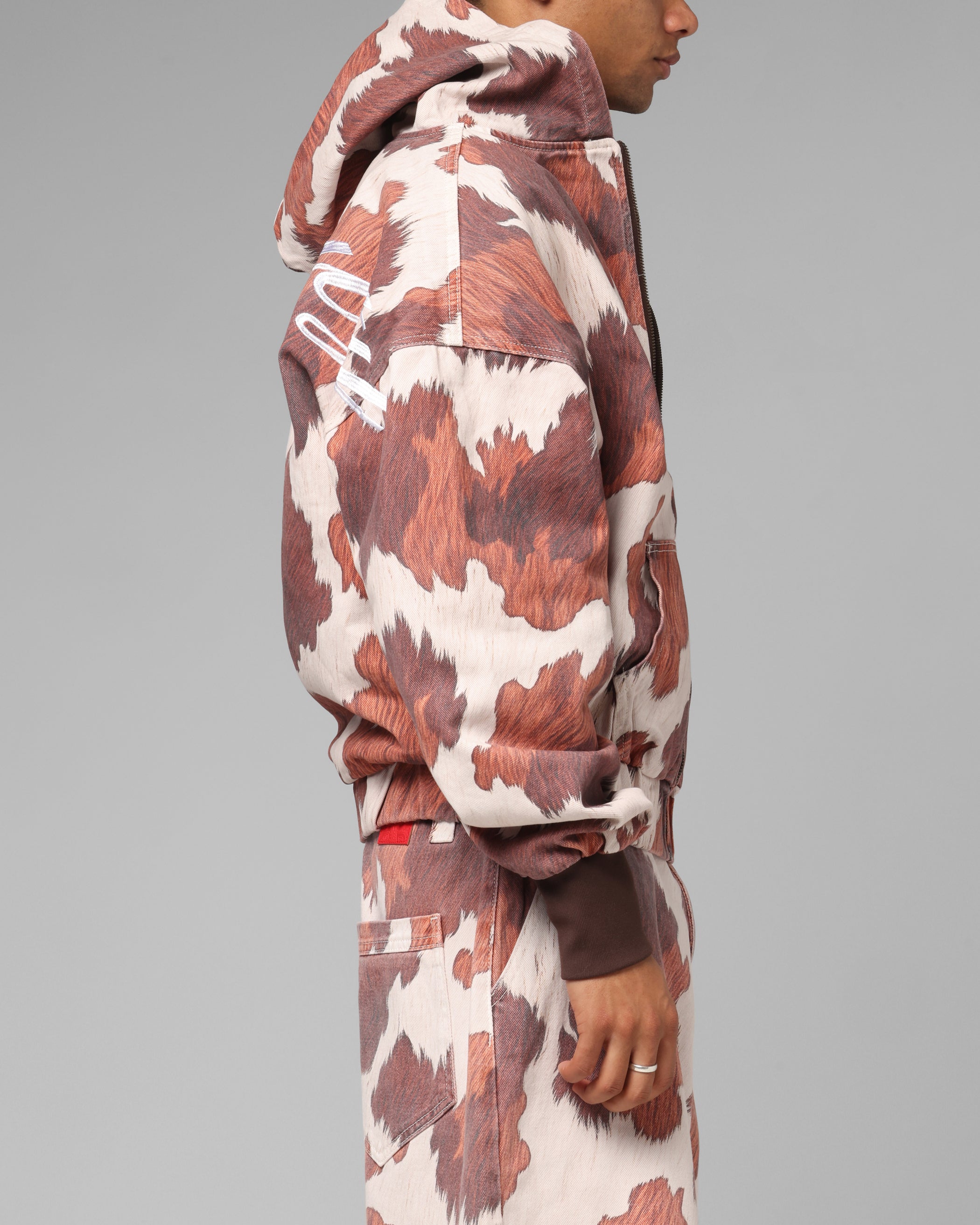 Loiter Hide Zip Jacket Cowhide