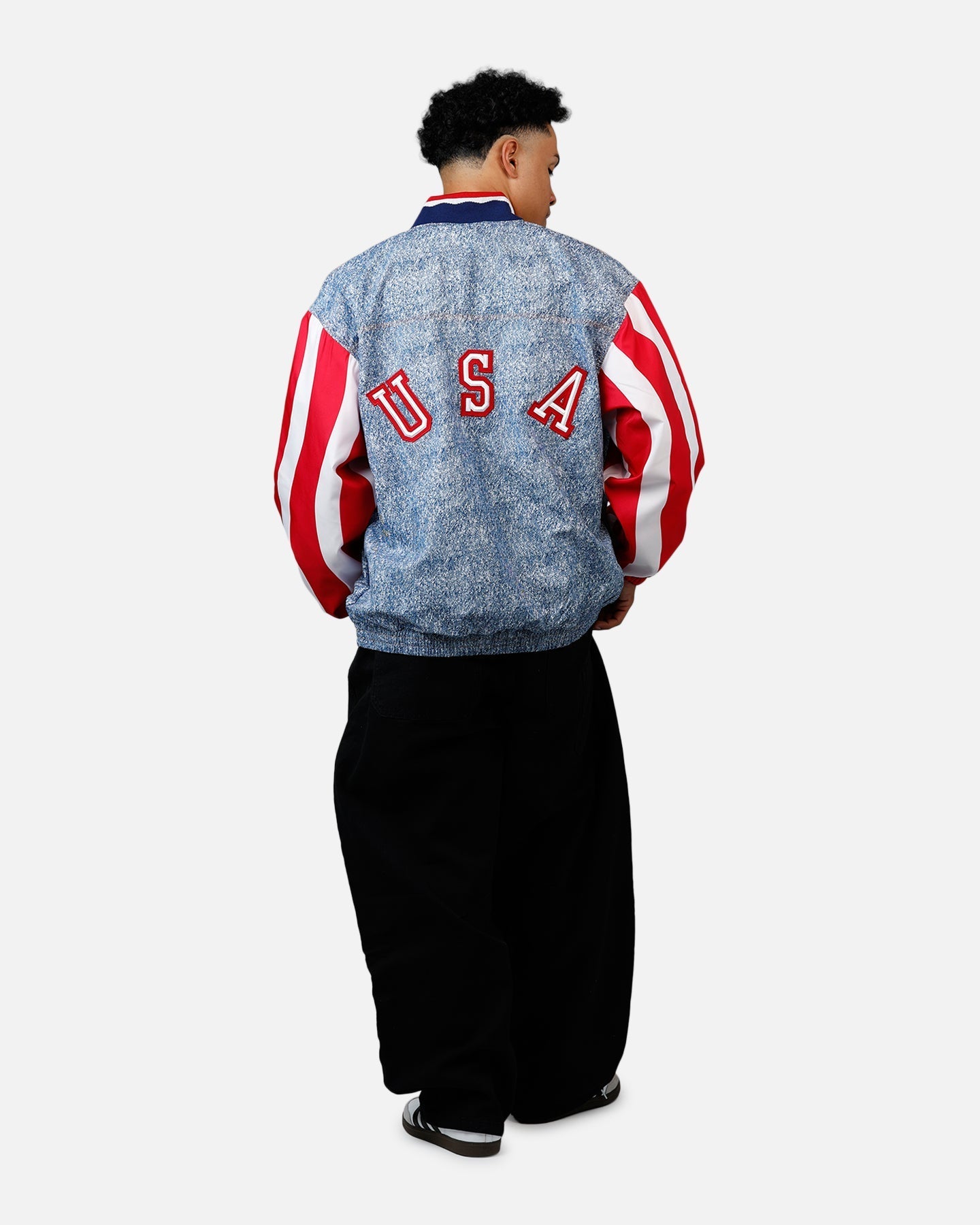 Adidas USA Retro Denim Jacket Denim