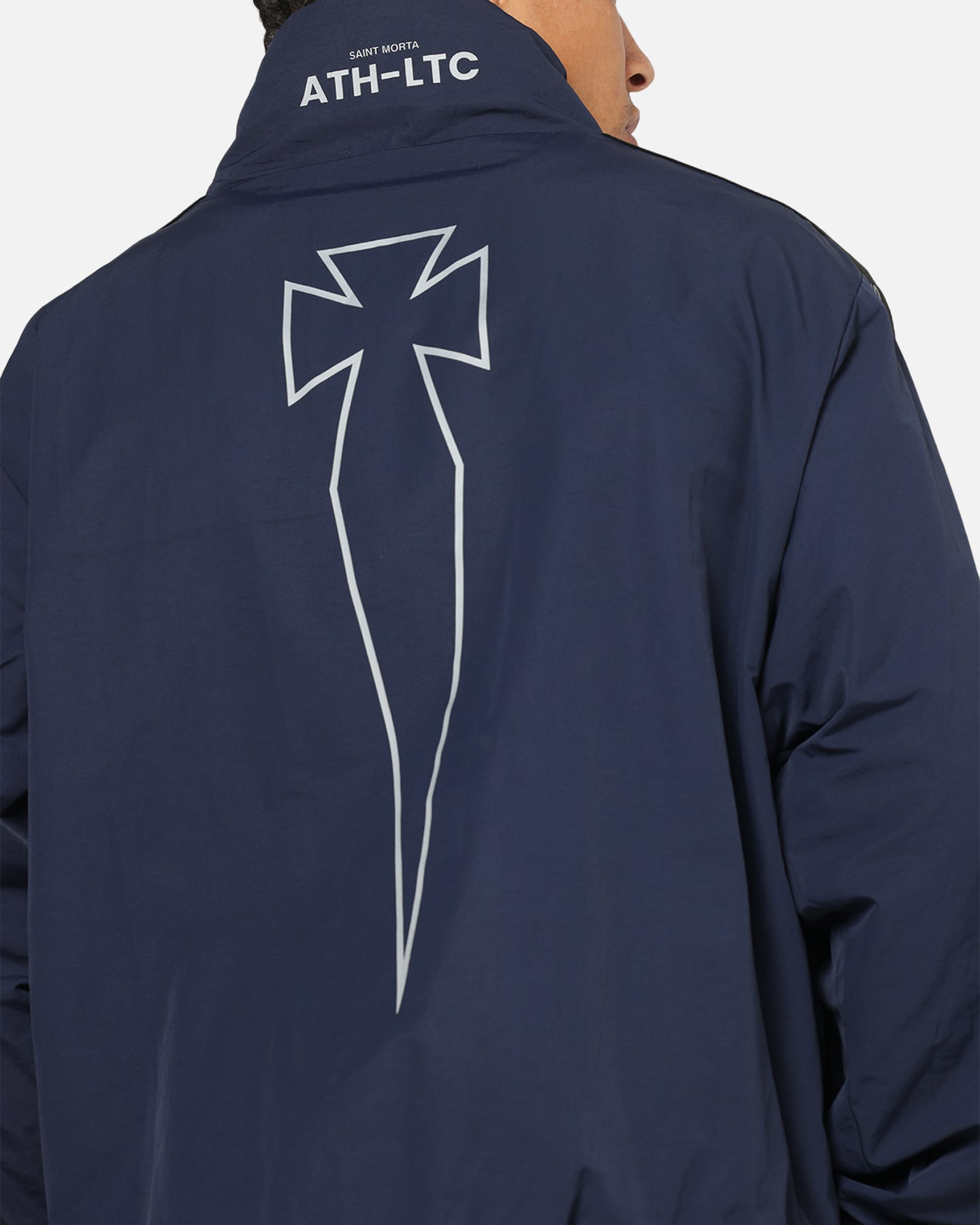 Saint Morta Athltc Zip Jacket Dark Royal/White