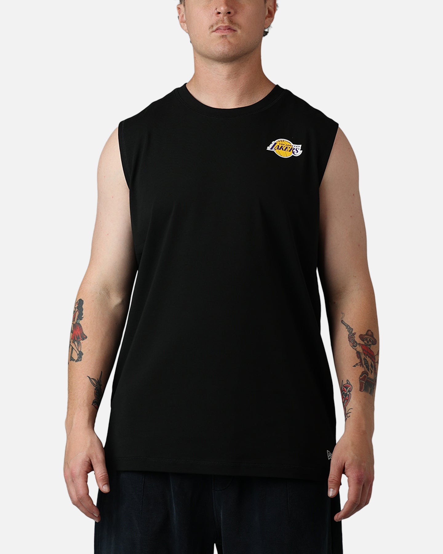 New Era Los Angeles Lakers Muscle T-Shirt Black