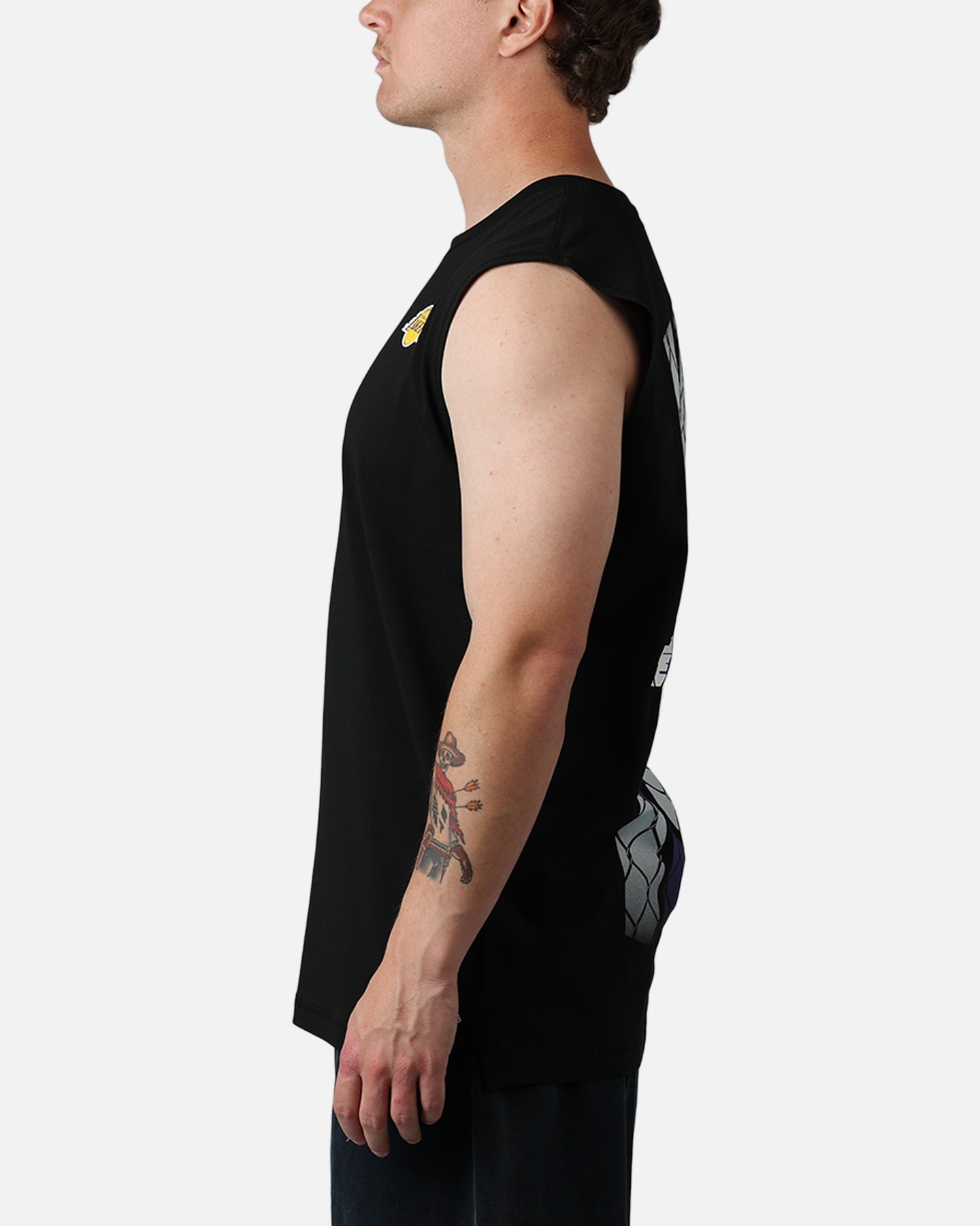 New Era Los Angeles Lakers Muscle T-Shirt Black