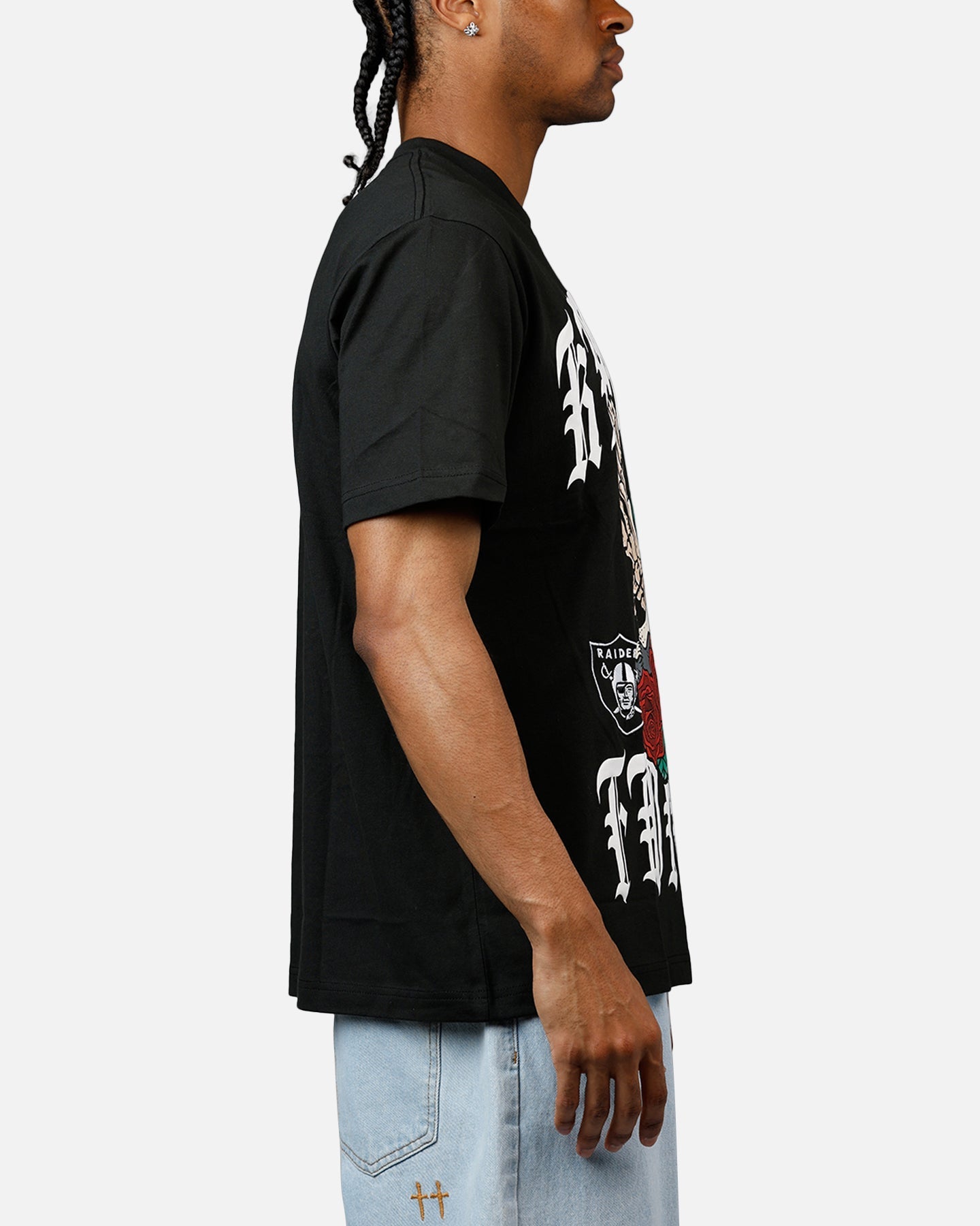New Era Las Vegas Raiders Praying Hands T-Shirt Black