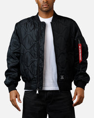 Alpha Industries L-2B Quilted Flight Jacket Black