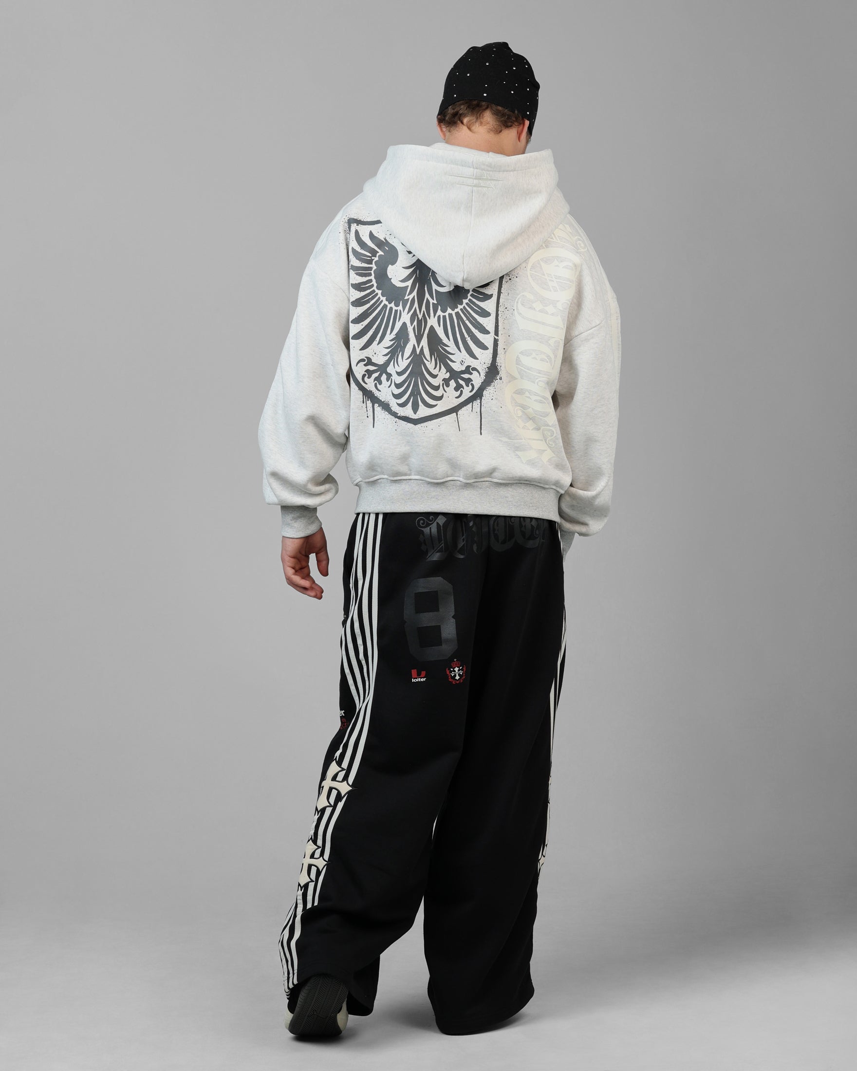 Loiter Imperial Zip Hoodie Grey