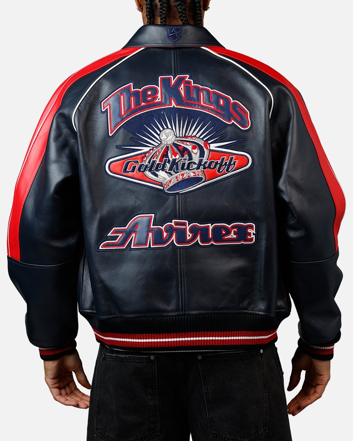 Avirex The Kings Jacket Navy/Red