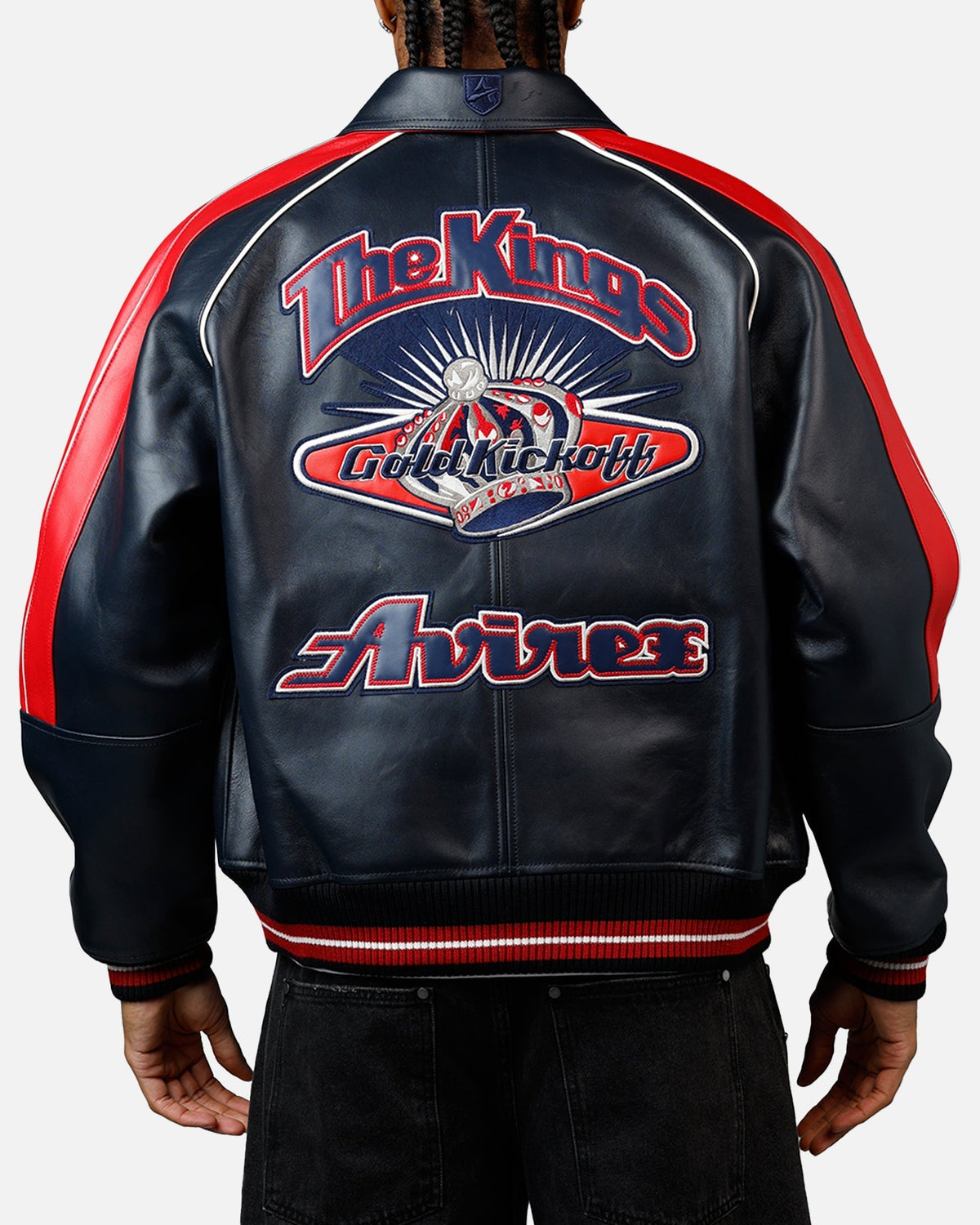 Avirex The Kings Jacket Navy/Red