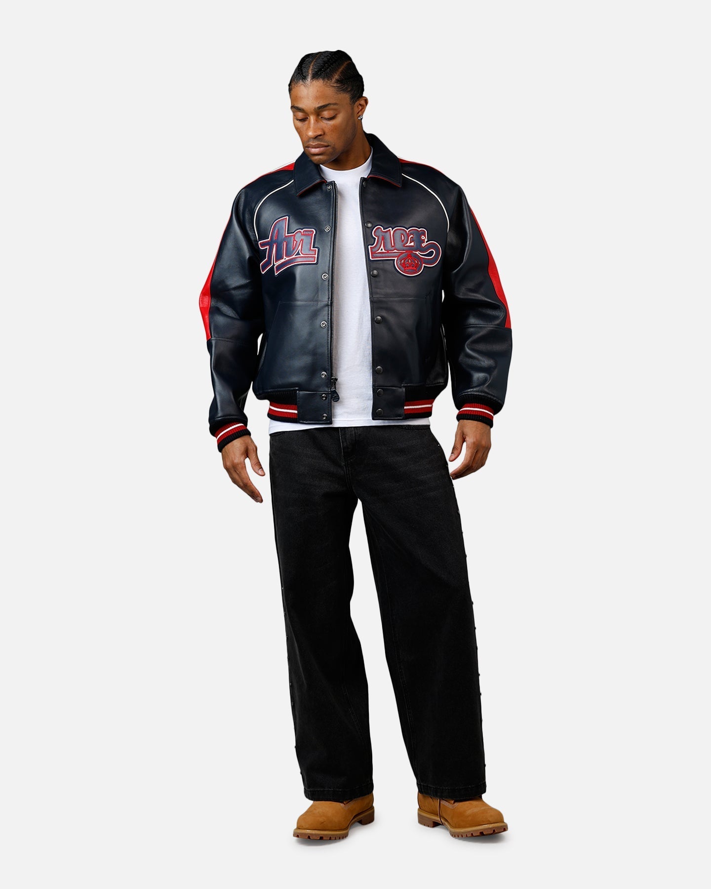 Avirex The Kings Jacket Navy/Red