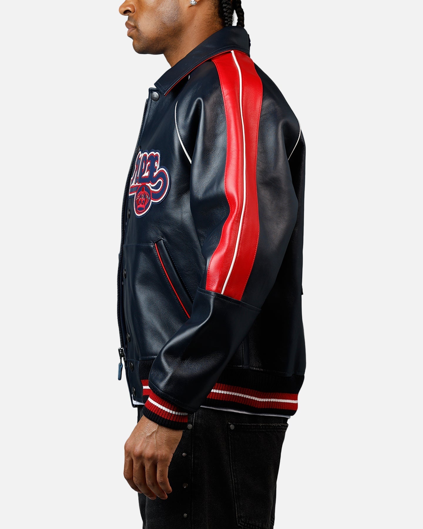 Avirex The Kings Jacket Navy/Red
