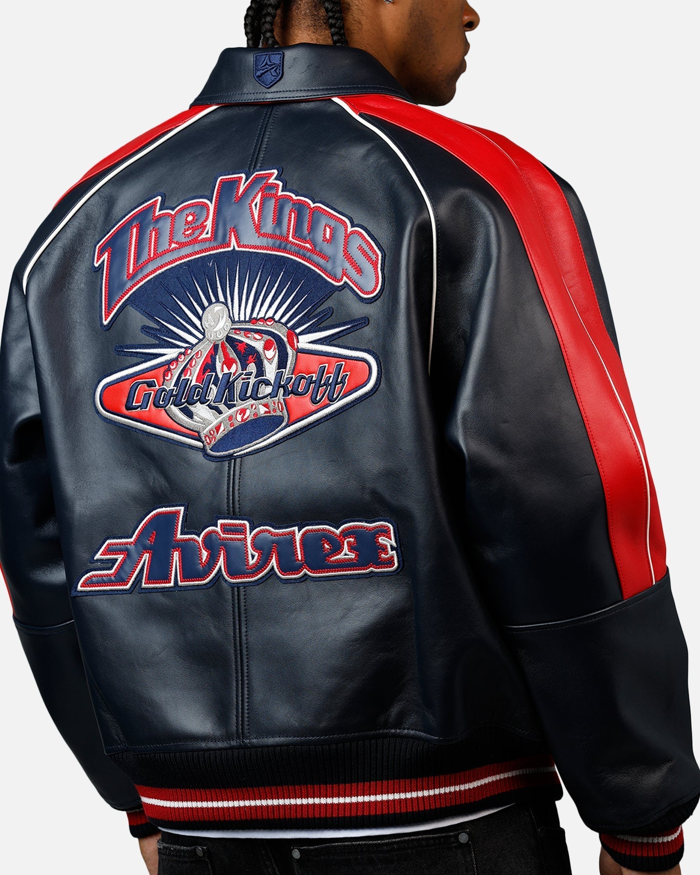 Avirex The Kings Jacket Navy/Red