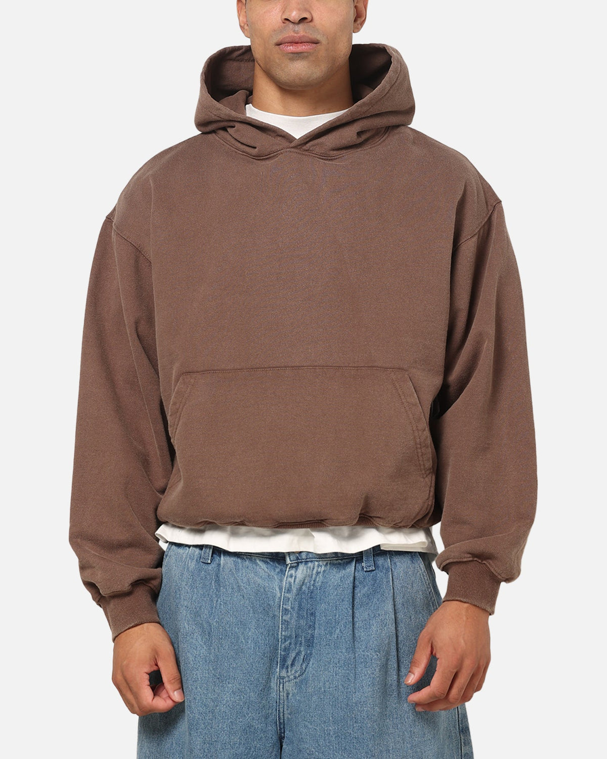 American Thrift Pullover Hoodie Washed Brown