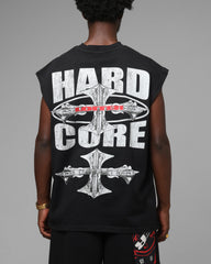 Loiter Hardcore Muscle T-Shirt Washed Black