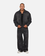 Saint Morta Halo Zip Jacket Smoke Black