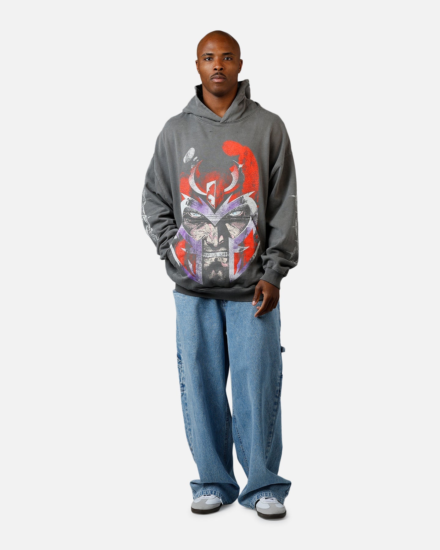 73Studio Marvel X-Men Magneto Premium Hoodie Black Wash