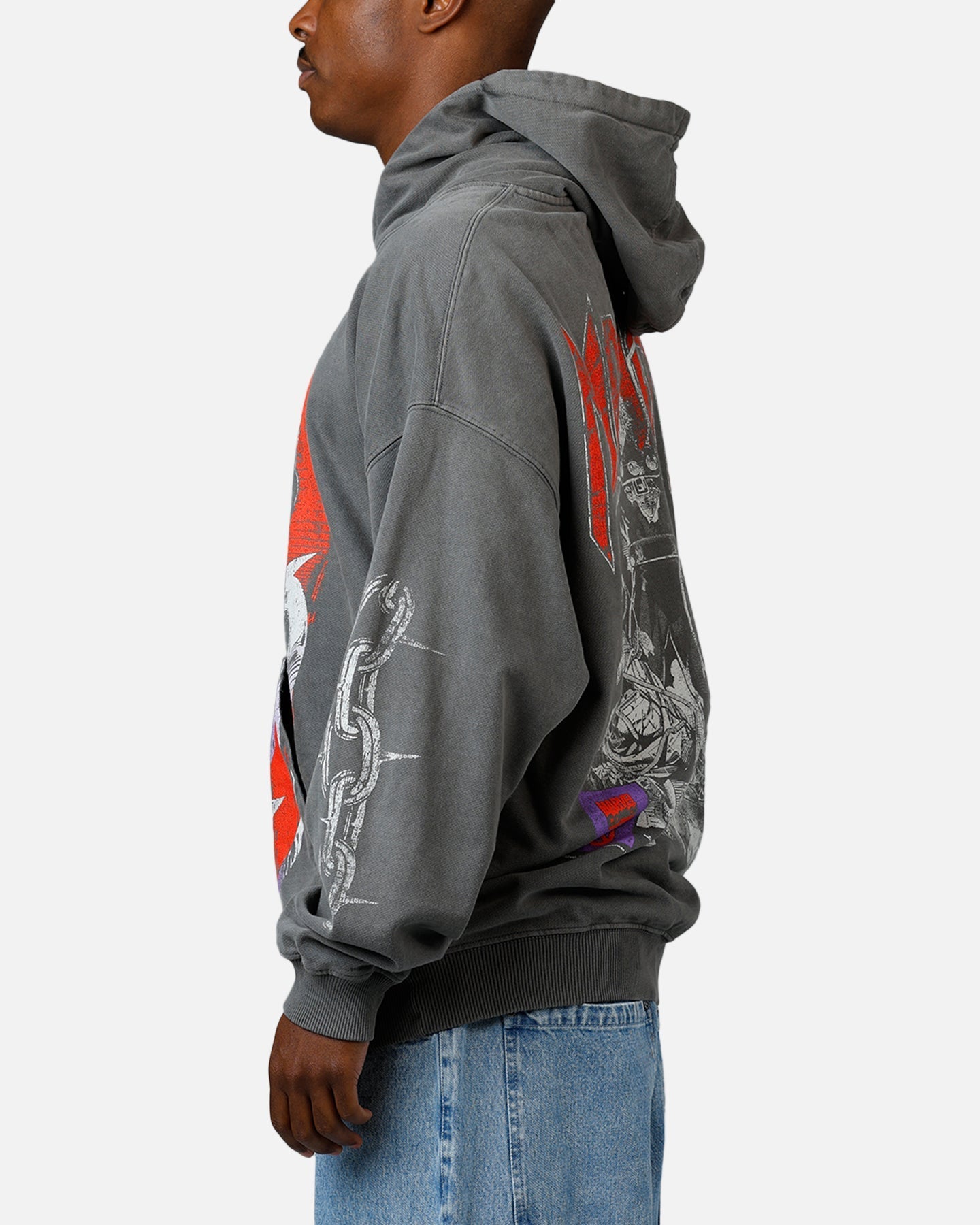 73Studio Marvel X-Men Magneto Premium Hoodie Black Wash