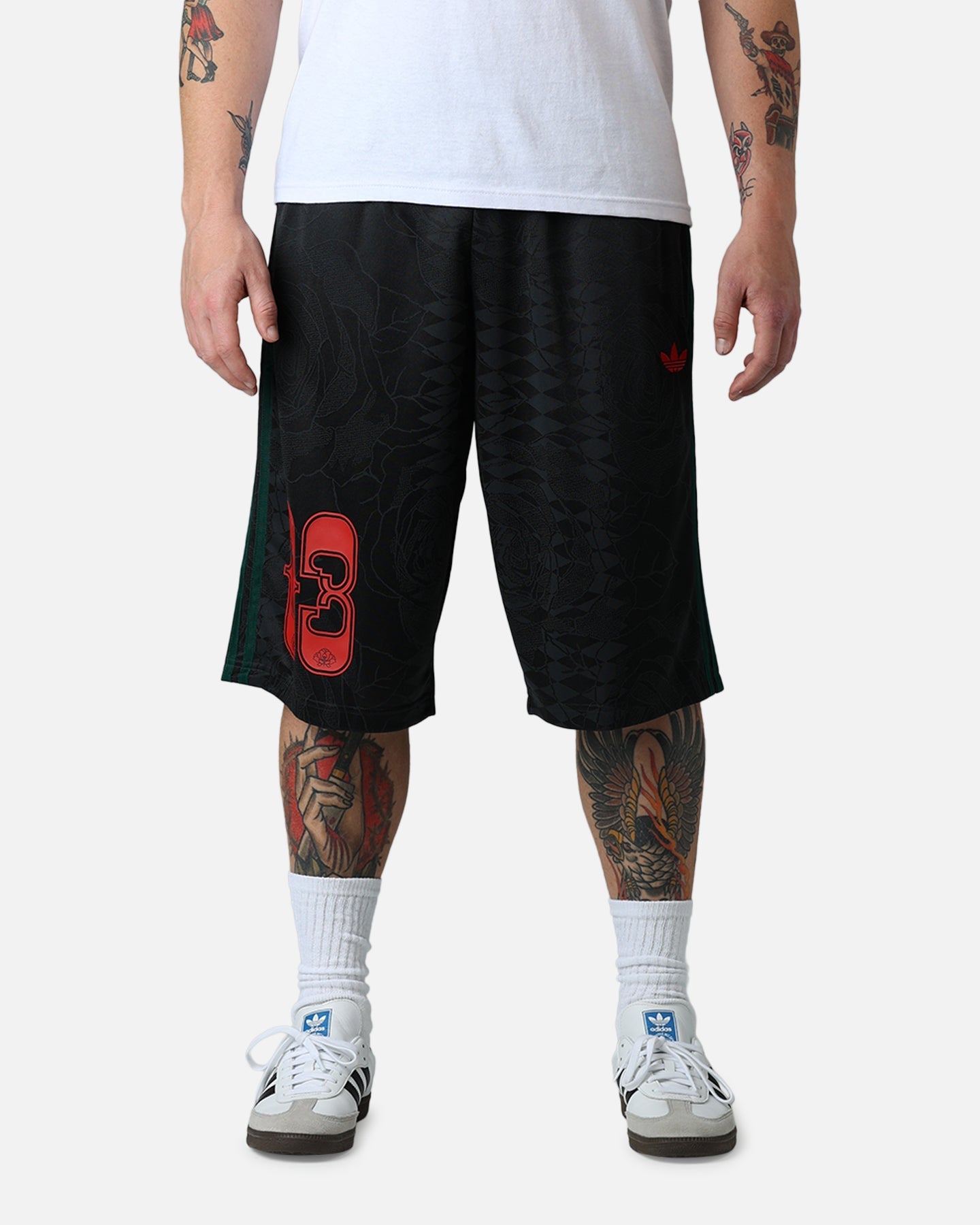 Adidas Rose Shorts Black/Green