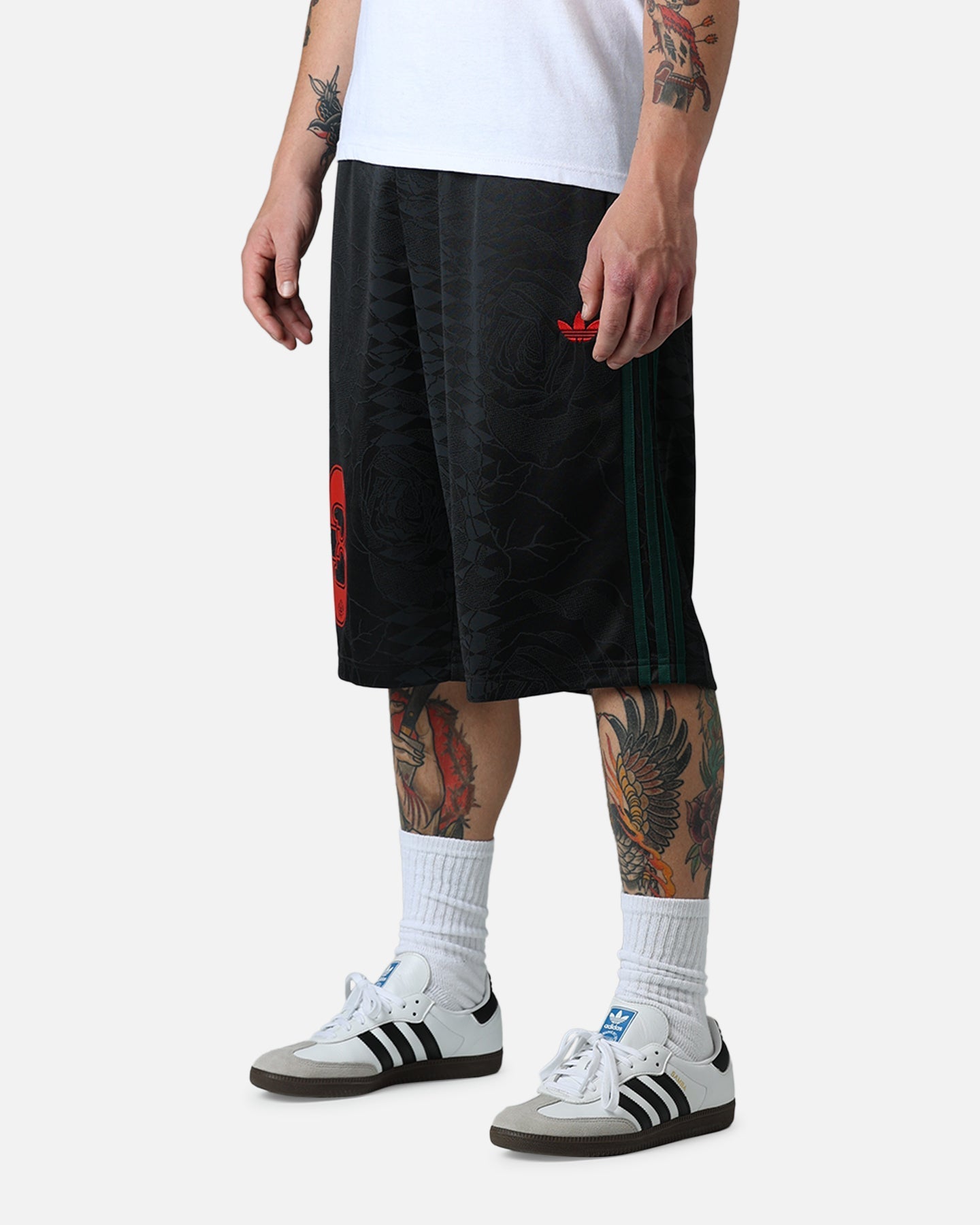 Adidas Rose Shorts Black/Green