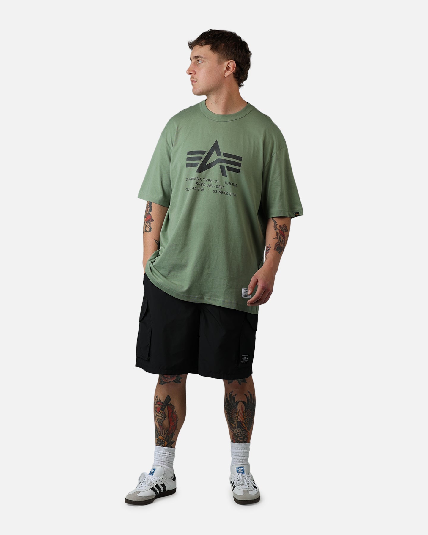 Alpha Industries CWU Relaxed Shorts Black