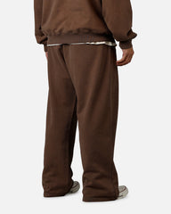 American Thrift Wide Leg Pants Washed Brown