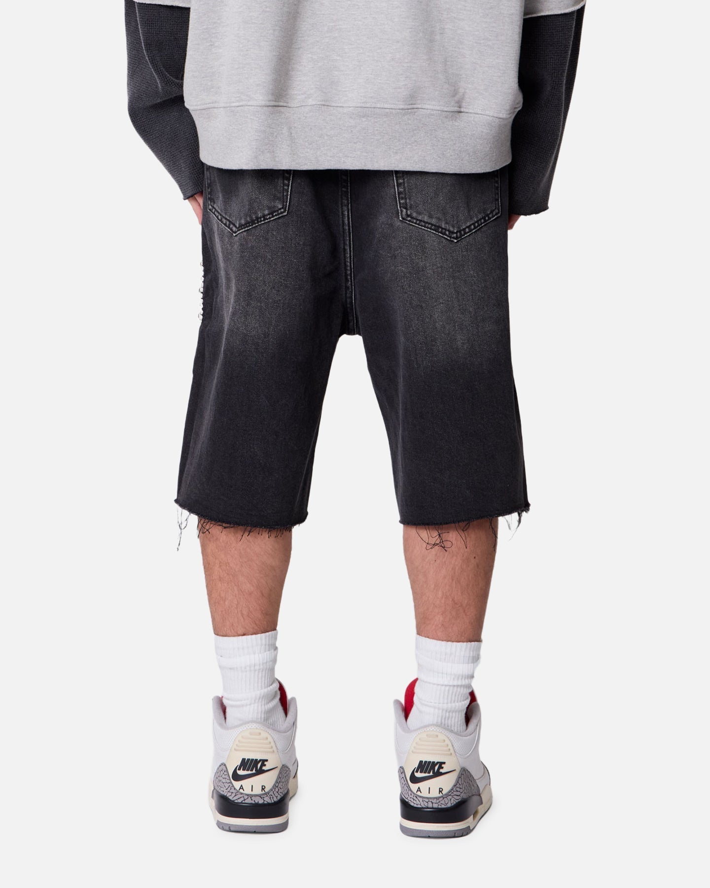MNML Baggy Mojave Denim Shorts Black