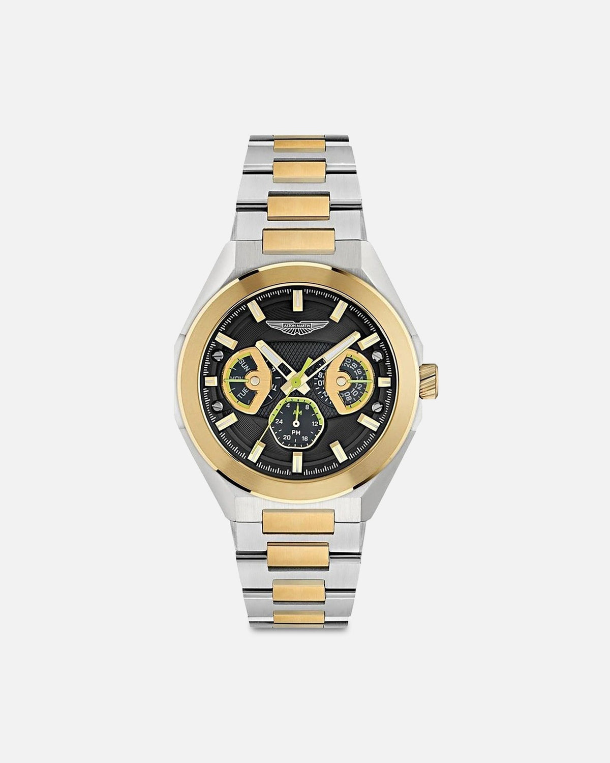 Aston Martin TKS Two Tone Bracelet Watch Black
