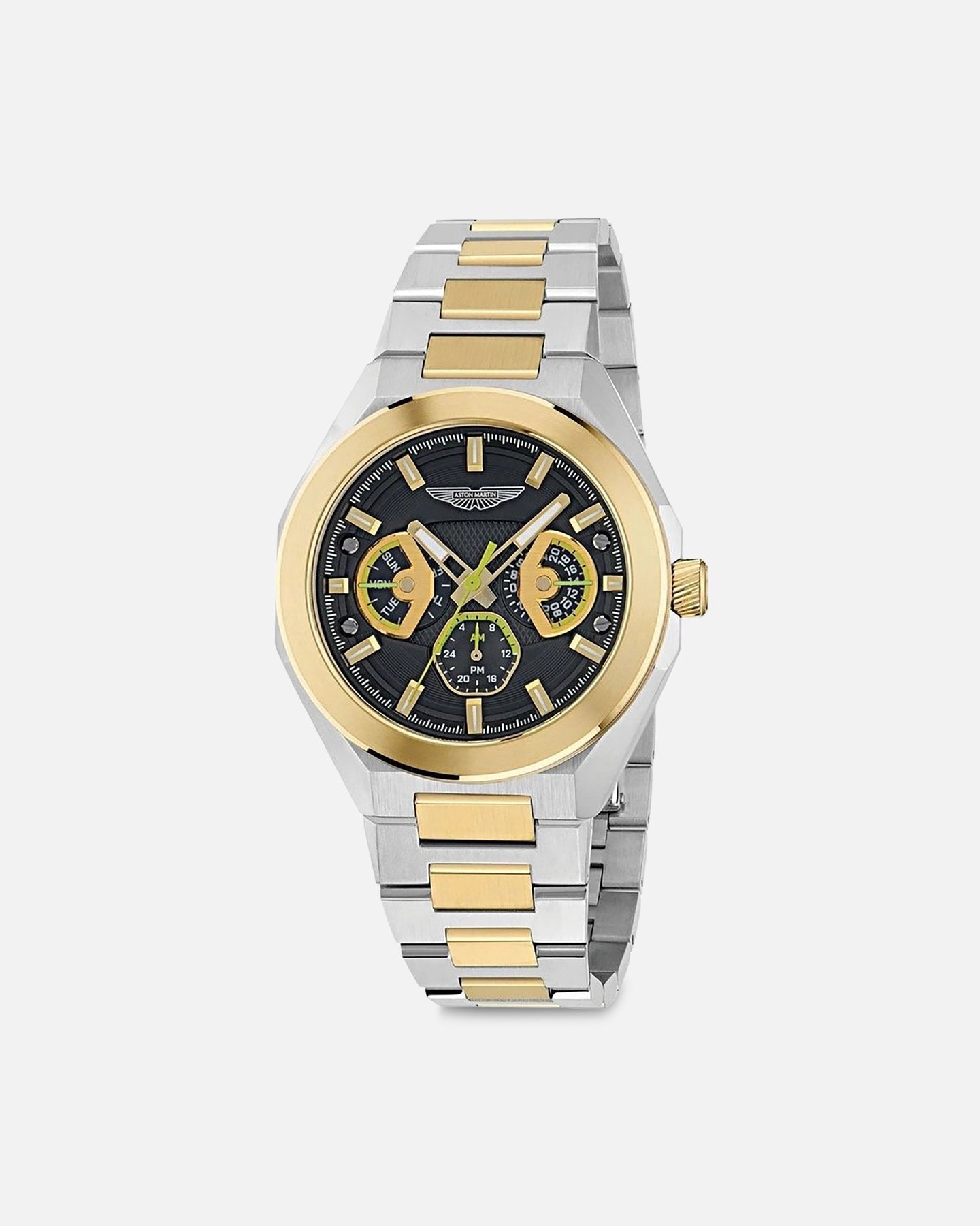 Aston Martin TKS Two Tone Bracelet Watch Black