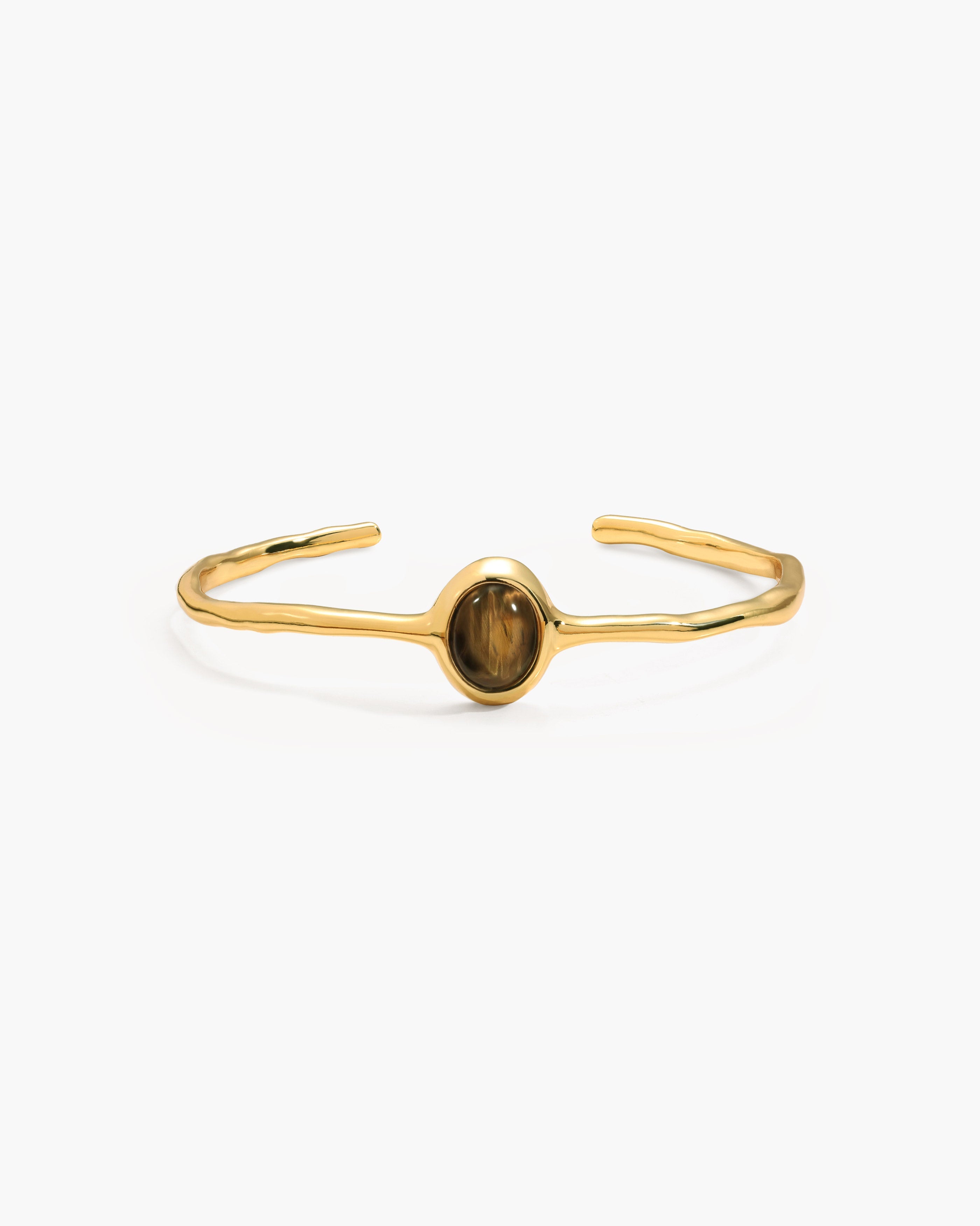 Tiger's Eye Aurora Bangle