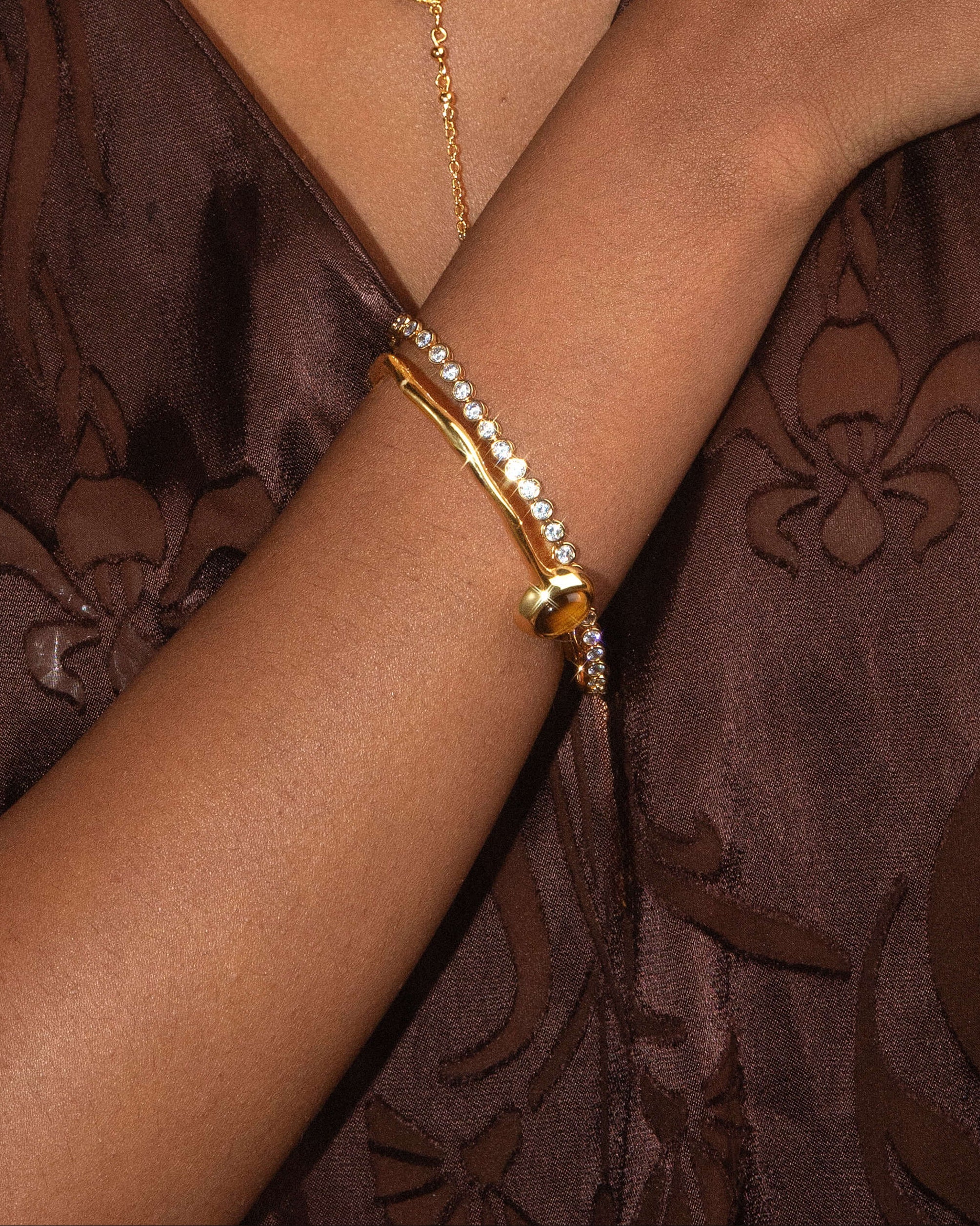 Tennis Bracelet in Gold